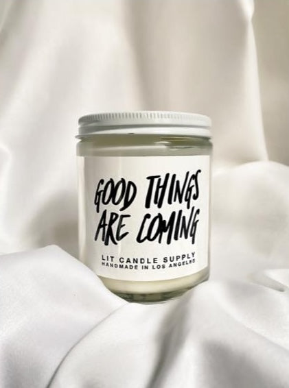 BOUGIE GOOD THINGS ARE COMING