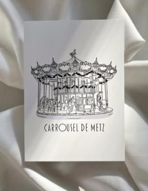 CARTE POSTALE CARROUSEL