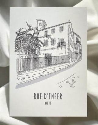 CARTE POSTALE RUE D’ENFER