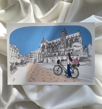 CARTE POSTALE CATHEDRALE CONTREBAS XL